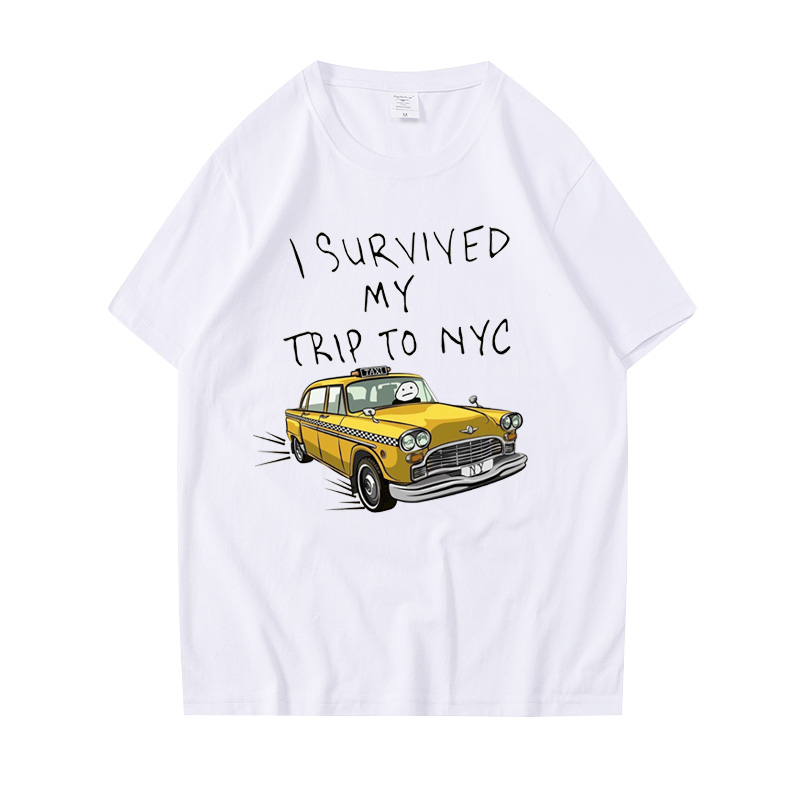 Street Fashion Nyc - 面白い Tシャツ男性女性私はニューヨークへの旅行を生き延びたプリントトップスカジュアルストリートユニセックスファッション Tシャツトムホランド同じスタイル Tシャツ
