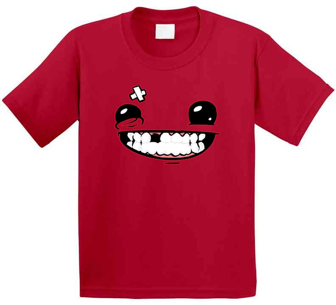 Street Fashion Videos - 新しいスーパーミートボーイのビデオゲーム3Dプリントされた男性用と女性用のTシャツ、ミートボーイの主人公、面白くて面白いストリートトップ
