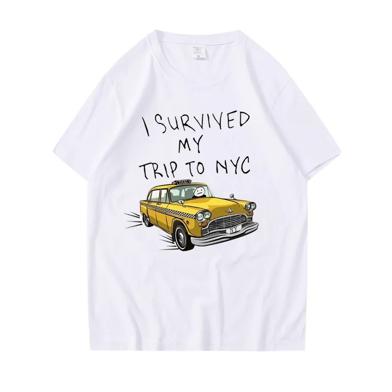 Street Fashion Nyc - ユニセックスTシャツトムホランドプリントTシャツ、カジュアルなストリートウェア、同じスタイルのTシャツ、私はニューヨークへの旅行を切り抜きました、女性のファッショントップス