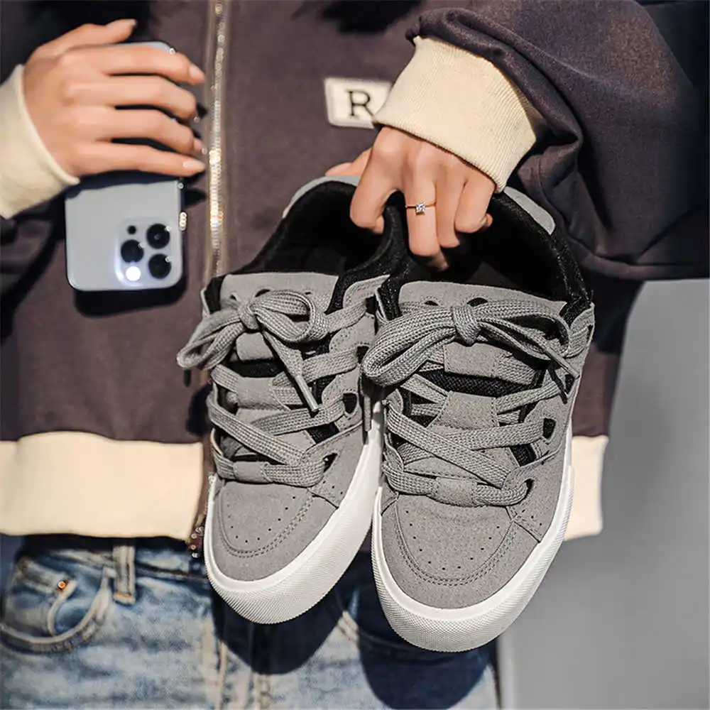 Street Fashion Vietnam - 女性用スポーツスニーカー,レース付きスニーカー,ヒップホップ,スニーカー,スケートボード,バレーボール,ベージュのブーツ