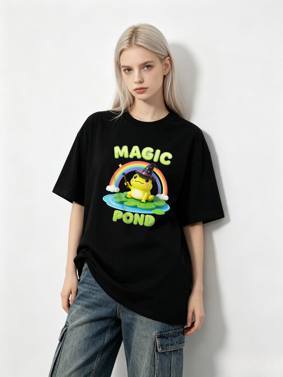 Street Fashion Culture - Tシャツ女性ユースグラフィックストリートカルチャープリントカジュアルルーズ通気性ソフトファッション耐久性のある信頼性の高いTシャツ多色ジャカード