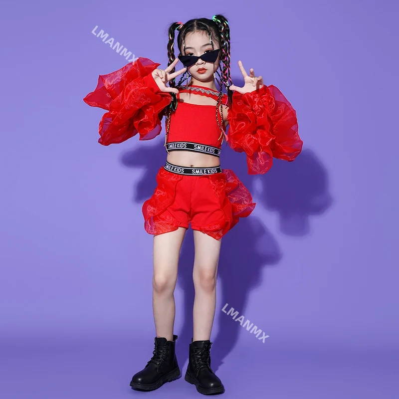 女の子のためのストリートダンスコスチューム,ジャズステージパ - Street Fashion Runway のレビューと価格