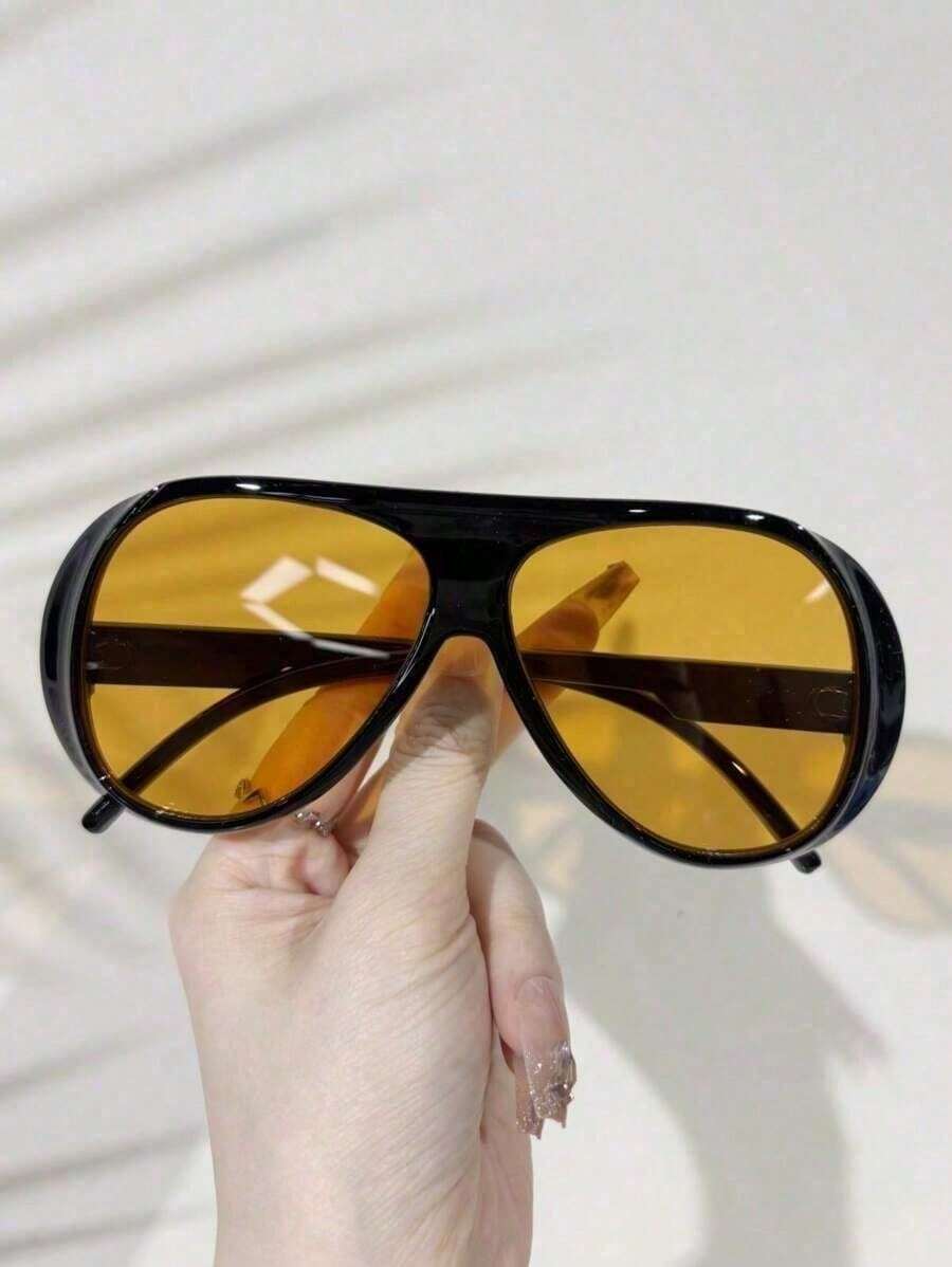 1 ピース真新しいレトロデザインの特大スクエアファッションメ - Street Fashion Brand のレビューと価格