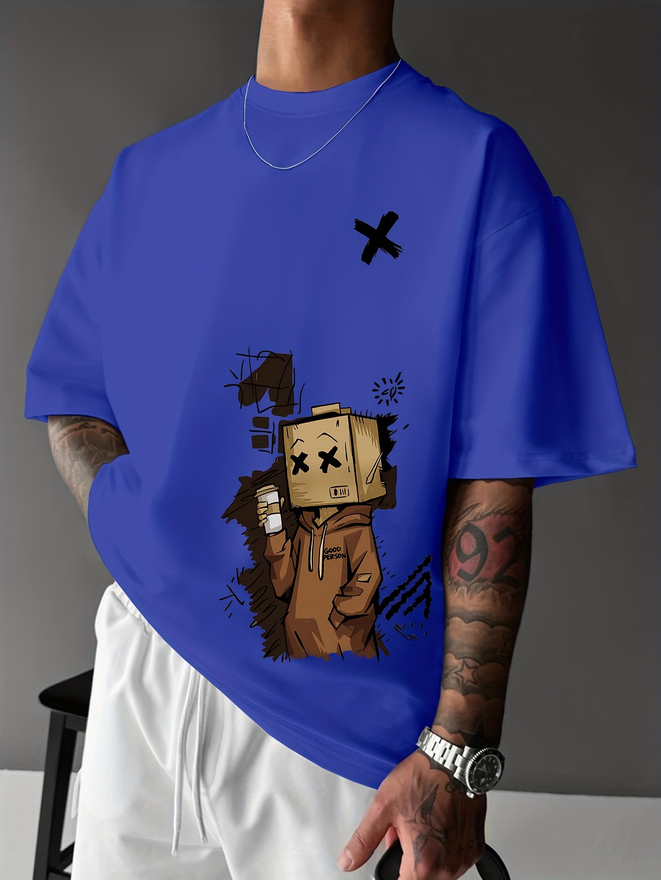 ヨーロッパとアメリカの夏のメンズファッション漫画グラフィティ - Street Fashion Graffiti のレビューと価格