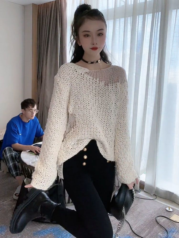 セーター ジャンパー プルオーバー レディース プルオーバー - Street Fashion Culture のレビューと価格