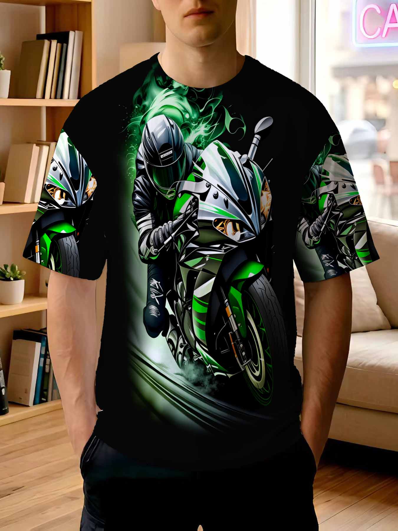2026年新作プリントTシャツ メンズストリートスタイル グ - Street Fashion Culture のレビューと価格