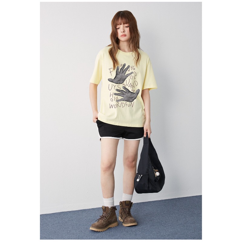 FUNNY GUY アメリカンレトロ Tシャツ レディース  - Street Fashion For Short Guys のレビューと価格