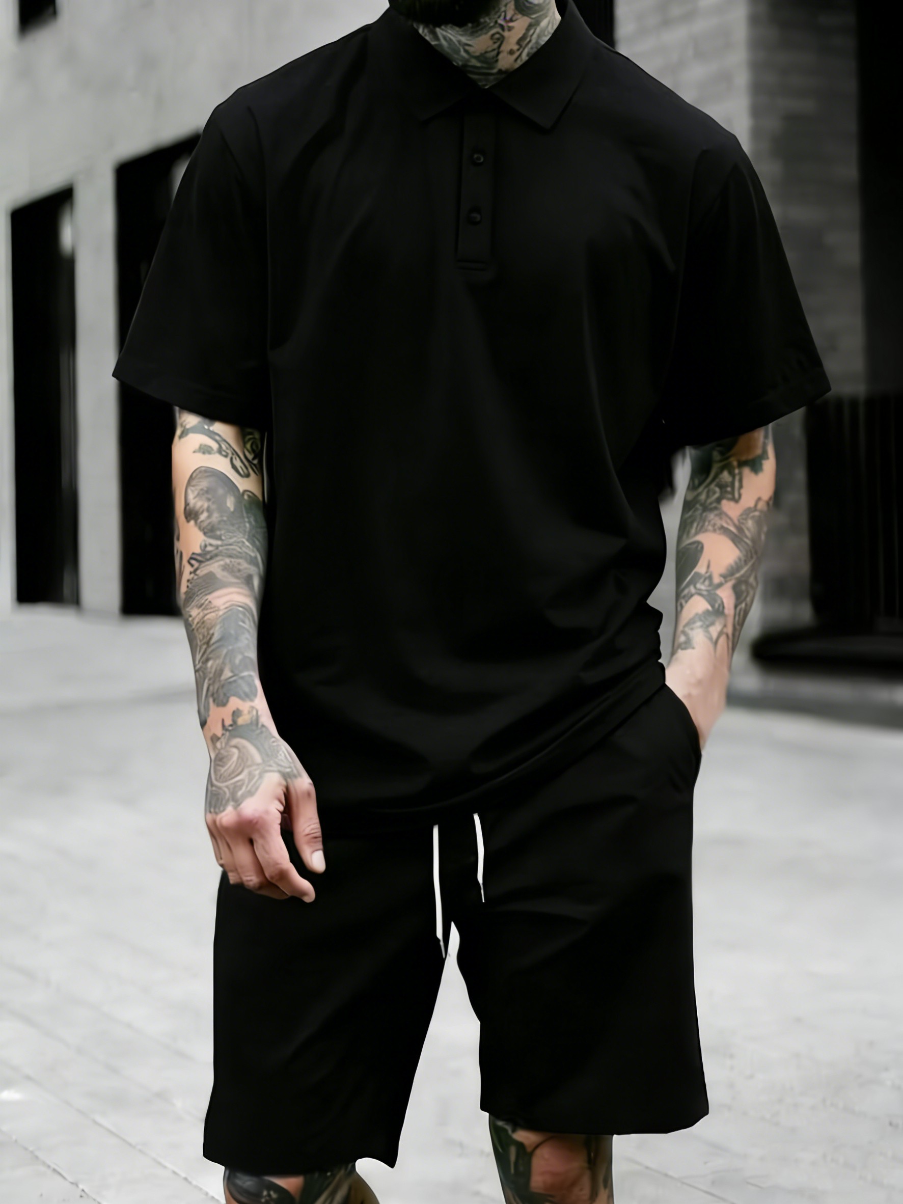 4 色夏ルーズポロシャツ男性のスポーツシンプルなファッション - Street Fashion Culture のレビューと価格