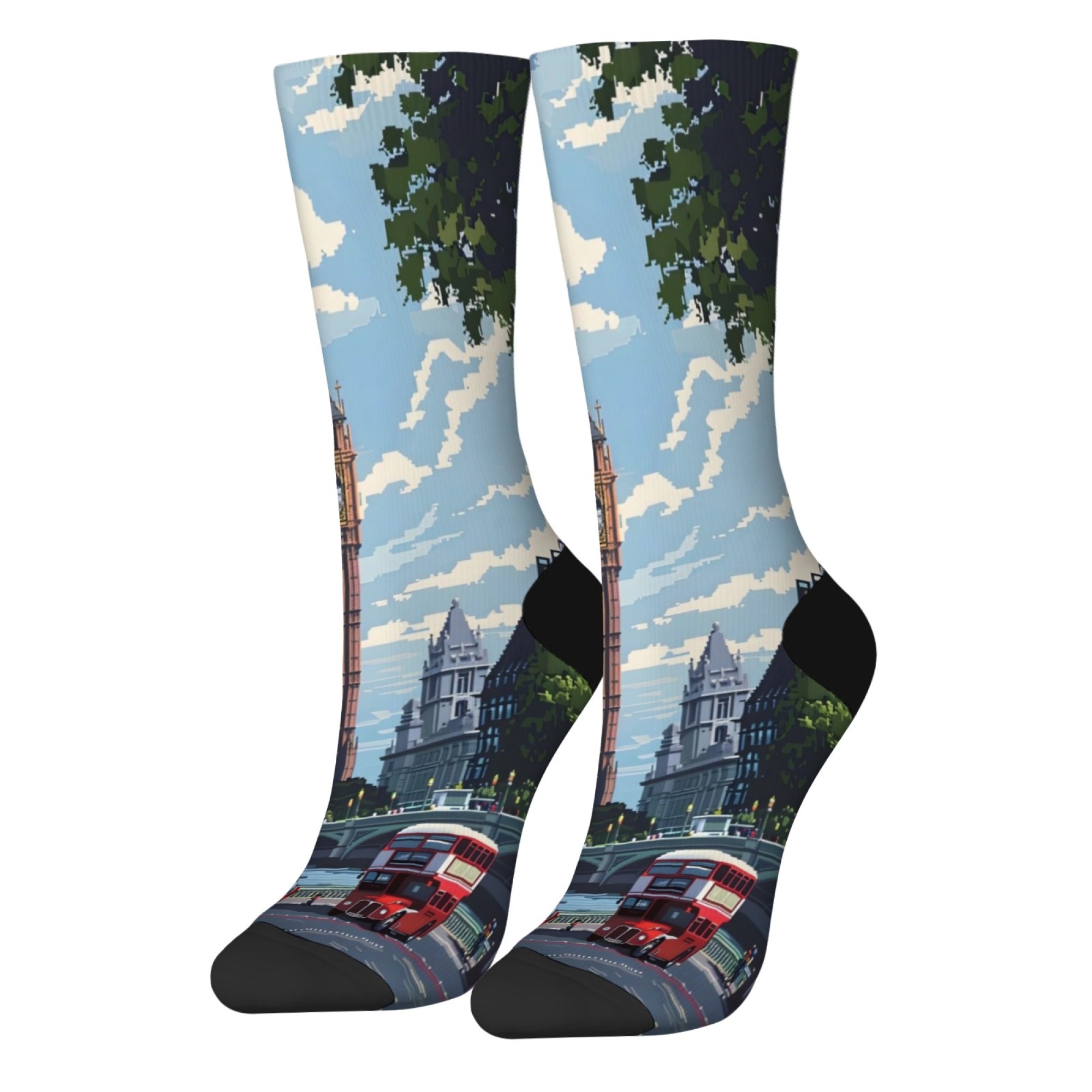 コミックスタイルのロンドンストリートメンズソックスノベルティ - Street Fashion London のレビューと価格