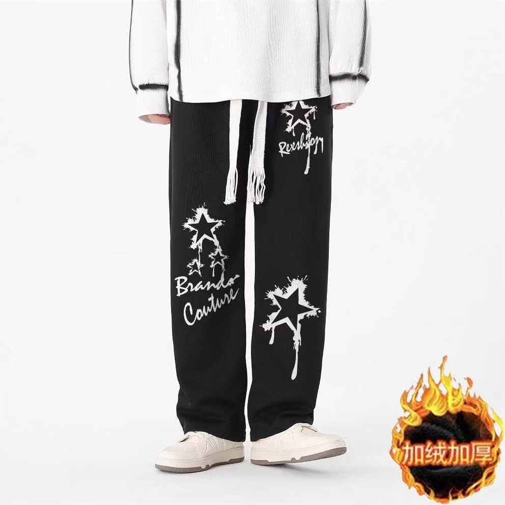 紳士服ストリートダンスグラフィティカジュアルパンツヒップホッ - Street Fashion Graffiti のレビューと価格