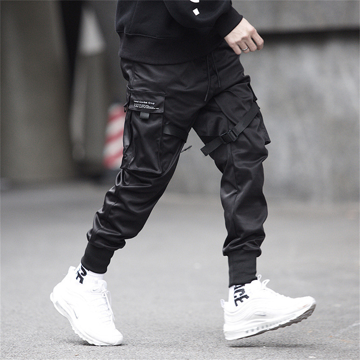 メンズヒップホップカーゴパンツ,ゆったりとしたトラックスーツ - Street Fashion Brand のレビューと価格