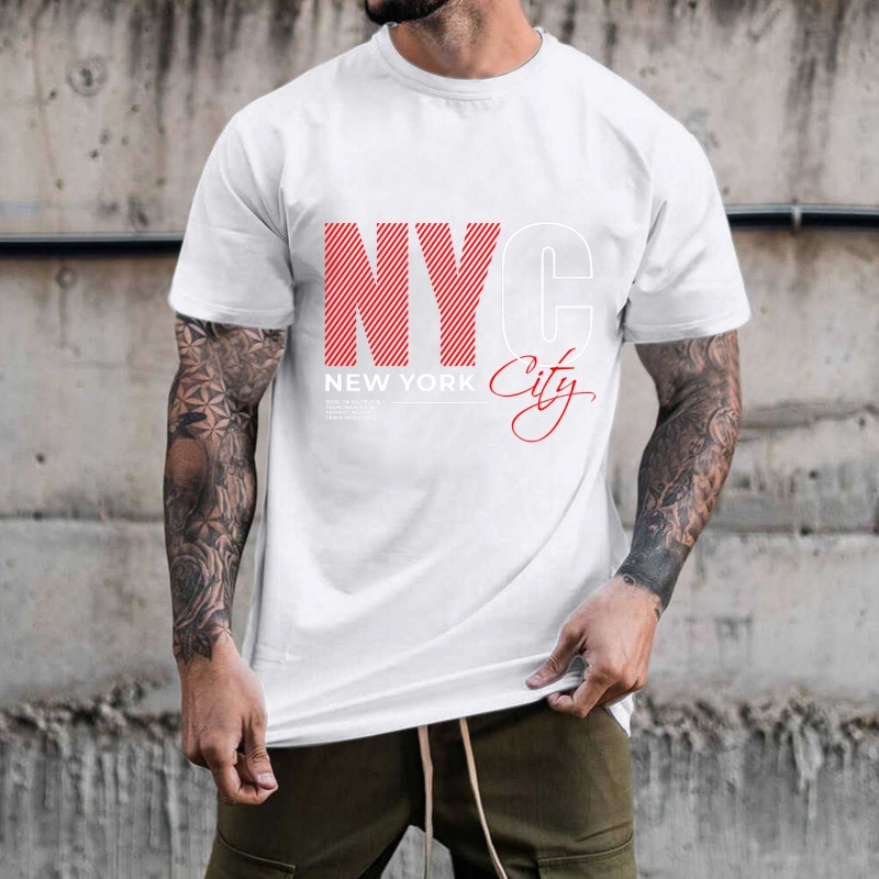 ニューヨークシティ レターストライプ ヒートトランスファー  - Street Fashion Nyc のレビューと価格