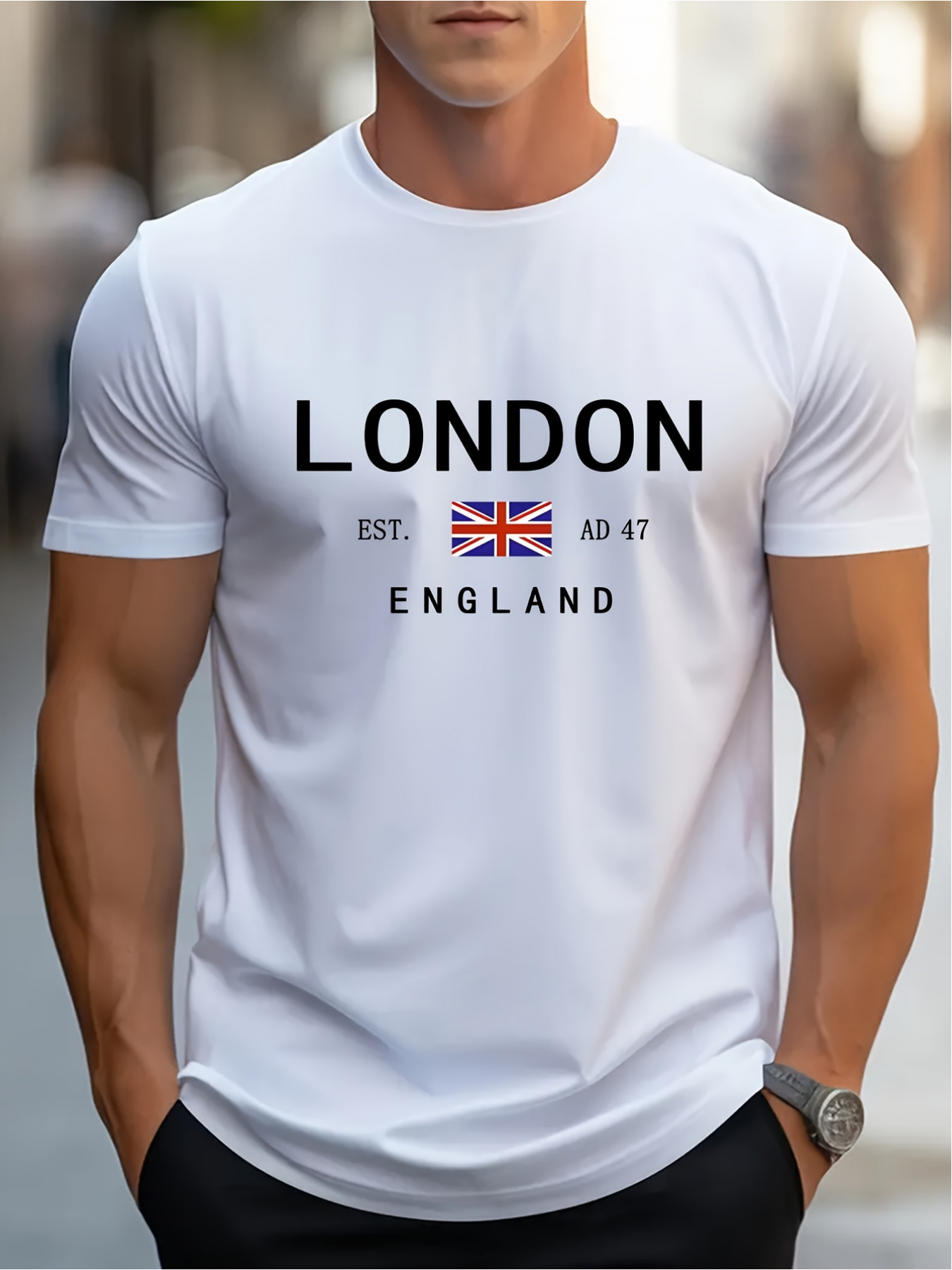 ロンドンイングランドプリント男性女性 Tシャツスポーツストリ - Street Fashion London のレビューと価格