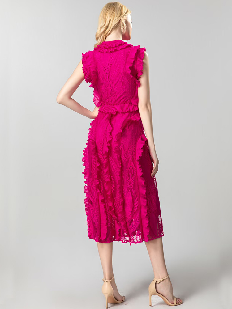 JUNLINNA ファッションエレガントな滑走路ドレス夏の女 - Street Fashion Runway のレビューと価格