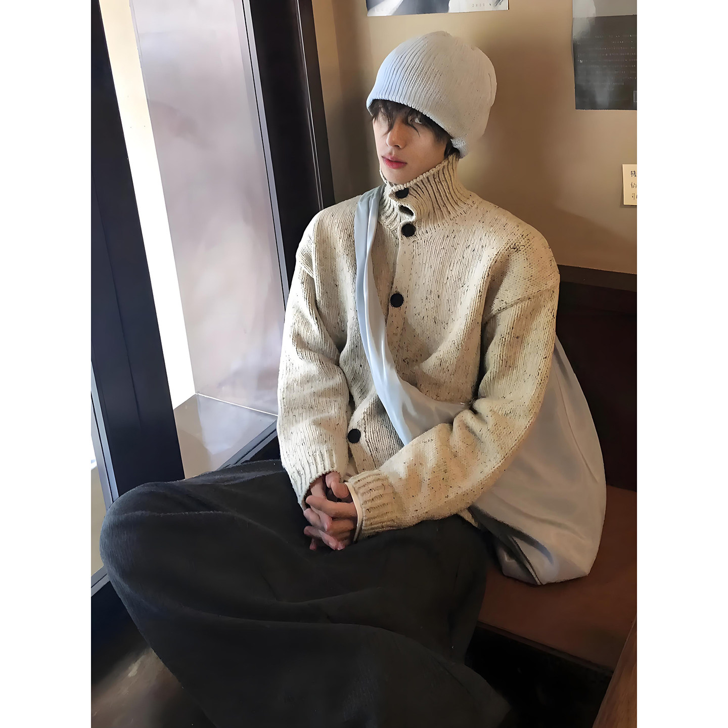 ファーカラープルオーバー ブランコス メンズ デニム カジュ - Street Fashion Culture のレビューと価格