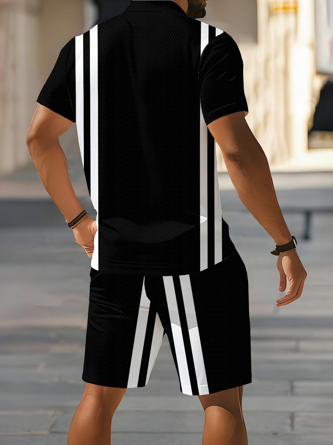 2026年夏新作デザイン アメリカンメンズ半袖ポロシャツセッ - Street Fashion Designers のレビューと価格